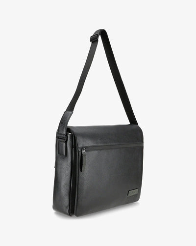 JOST STOCKHOLM 4692 BLACK LEATHER SHOULDER BAG/ MESSENGER BAG