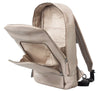 COMBO OFFER HIDEONLINE BONE/ BEIGE REAL LEATHER LAPTOP BACKPACK/ SLINGBACK