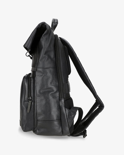 JOST STOCKHOLM 4698 BLACK LEATHER BACKPACK