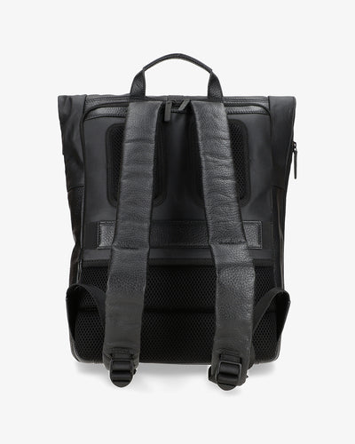 JOST STOCKHOLM 4698 BLACK LEATHER BACKPACK