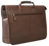 COMBO OFFER UBERBAG GOBI BROWN LEATHER HOLDALL / MESSENGER