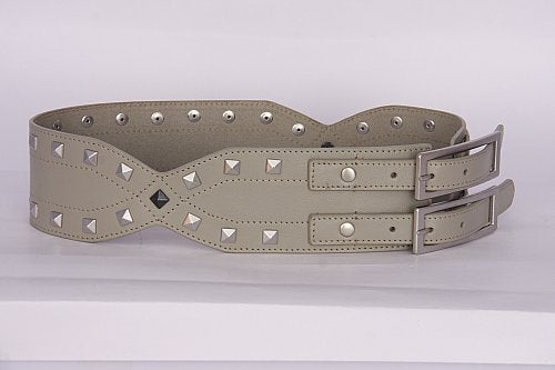 Grey discount wide belt