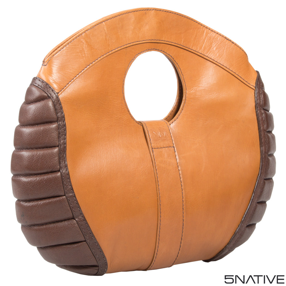 5NATIVE BROWN AND TAN LADIES LEATHER CLUTCH MyLeatherBag